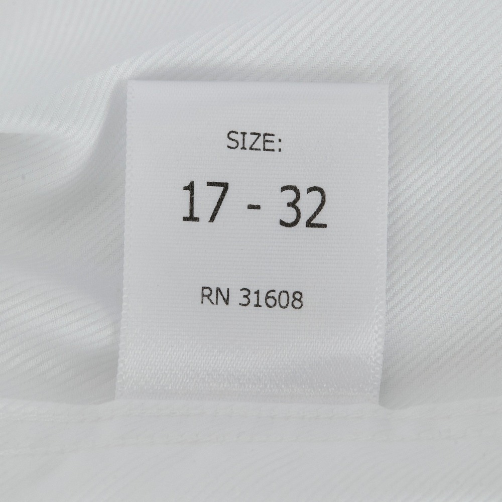 Jos A Bank Reserve Large Custom White 100% Egyptian Cotton Dress Shirt 17 32 - Picture 5 of 16